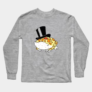 Top Hat Albino Pacman Frog Long Sleeve T-Shirt